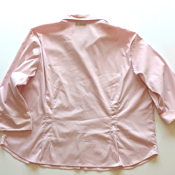 Pink A&E Sport v-neck button down summer Size 26 - Picture 2 of 10